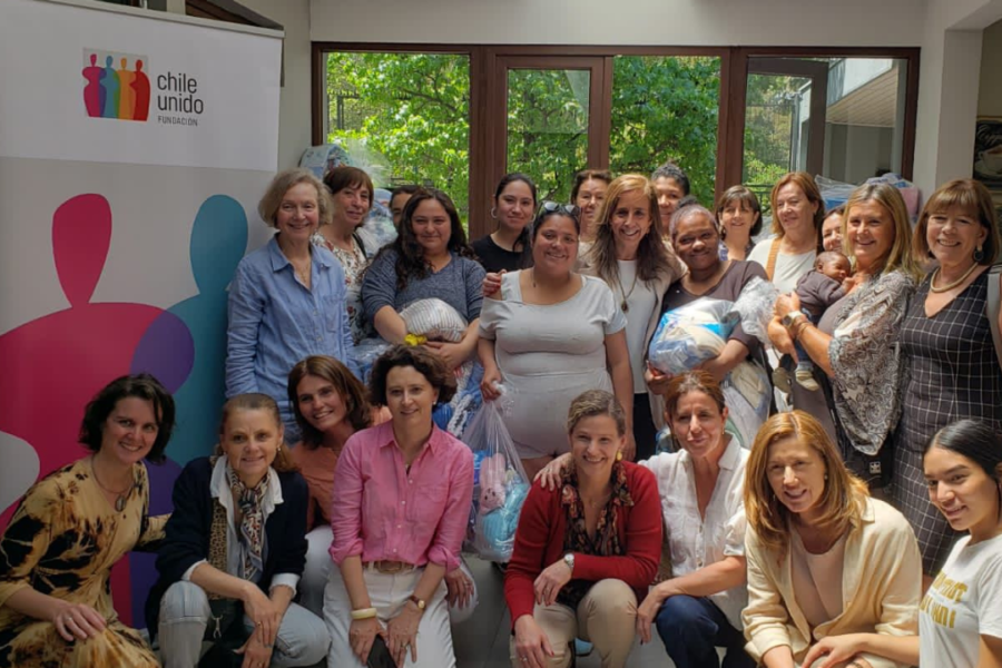 Importante donación de 200 ajuares recibe Fundación Chile Unido