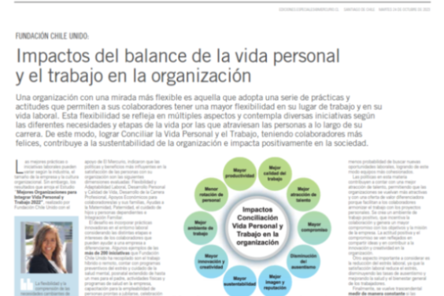 Impactos del balance de la vida personal y el trabajo en la organización