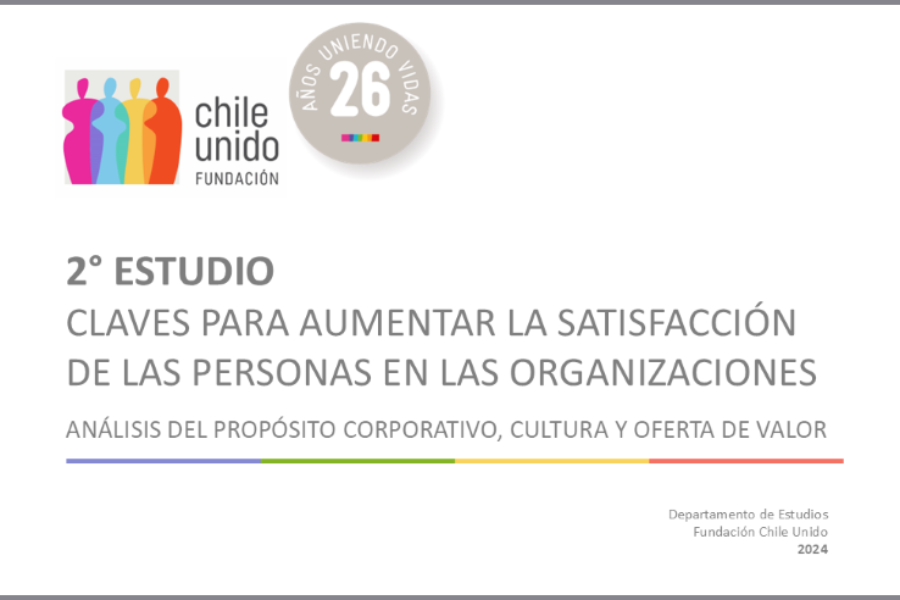 2° ESTUDIO “Claves para aumentar la satisfacción de las personas en las organizaciones”