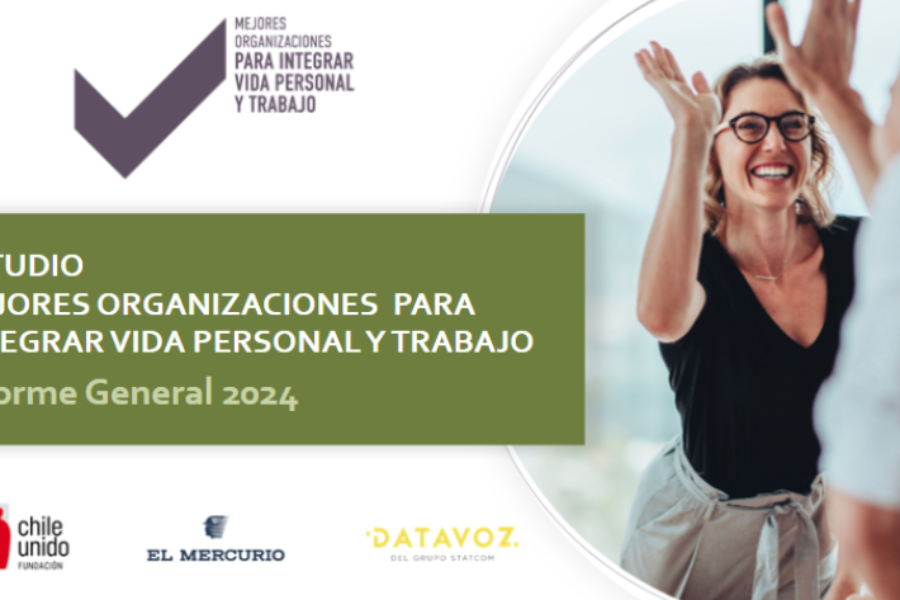 Resultados 2024: Conoce los principales hallazgos y conclusiones del Informe General de la última edición del Estudio “Mejores Organizaciones para Integrar Vida Personal y Trabajo”.
