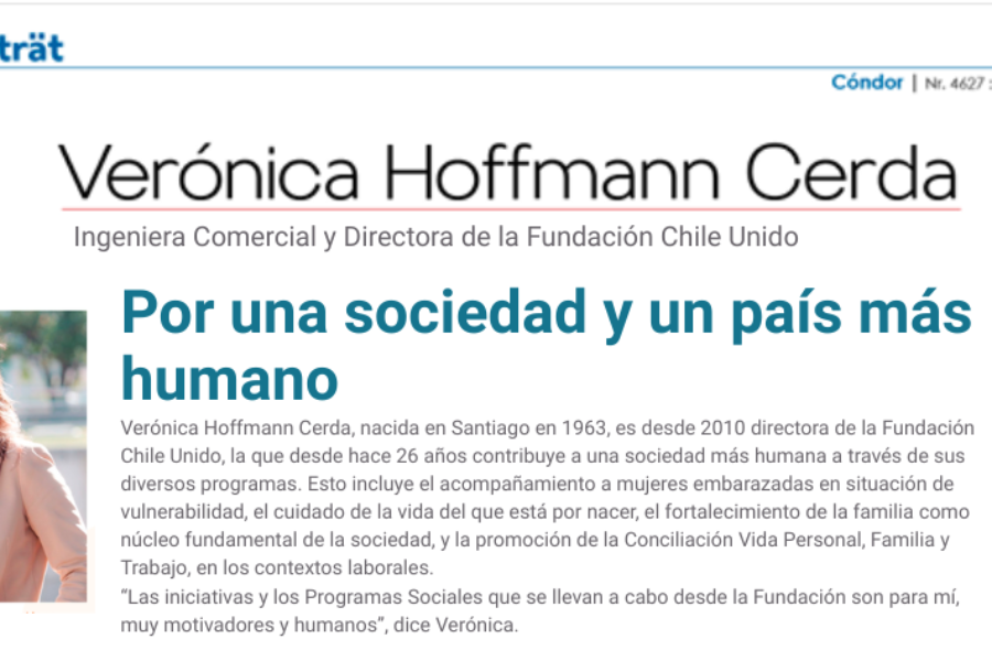 PORTRÄT: Entrevista a la Directora Ejecutiva de Fundación Chile Unido