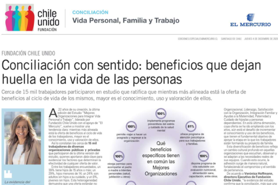 Conciliación con sentido: beneficios que dejan huella en la vida de las personas